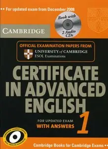 Cambridge Certificate in Advanced English 1 for updated exam Self-study Pack - 2 Audio CDs (Repost)