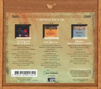 Gabriel Garrido, Ensemble Elyma - Opera baroque en Amerique Latine [4 CD] (2001)