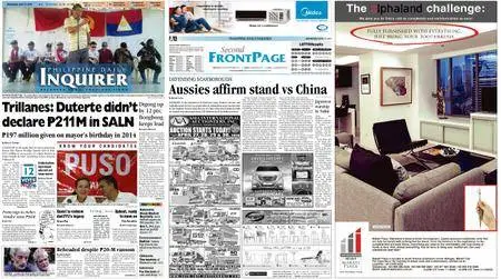 Philippine Daily Inquirer – April 27, 2016