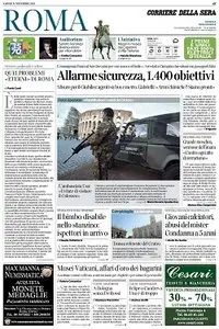 Il Corriere della Sera Roma - 21.11.2015