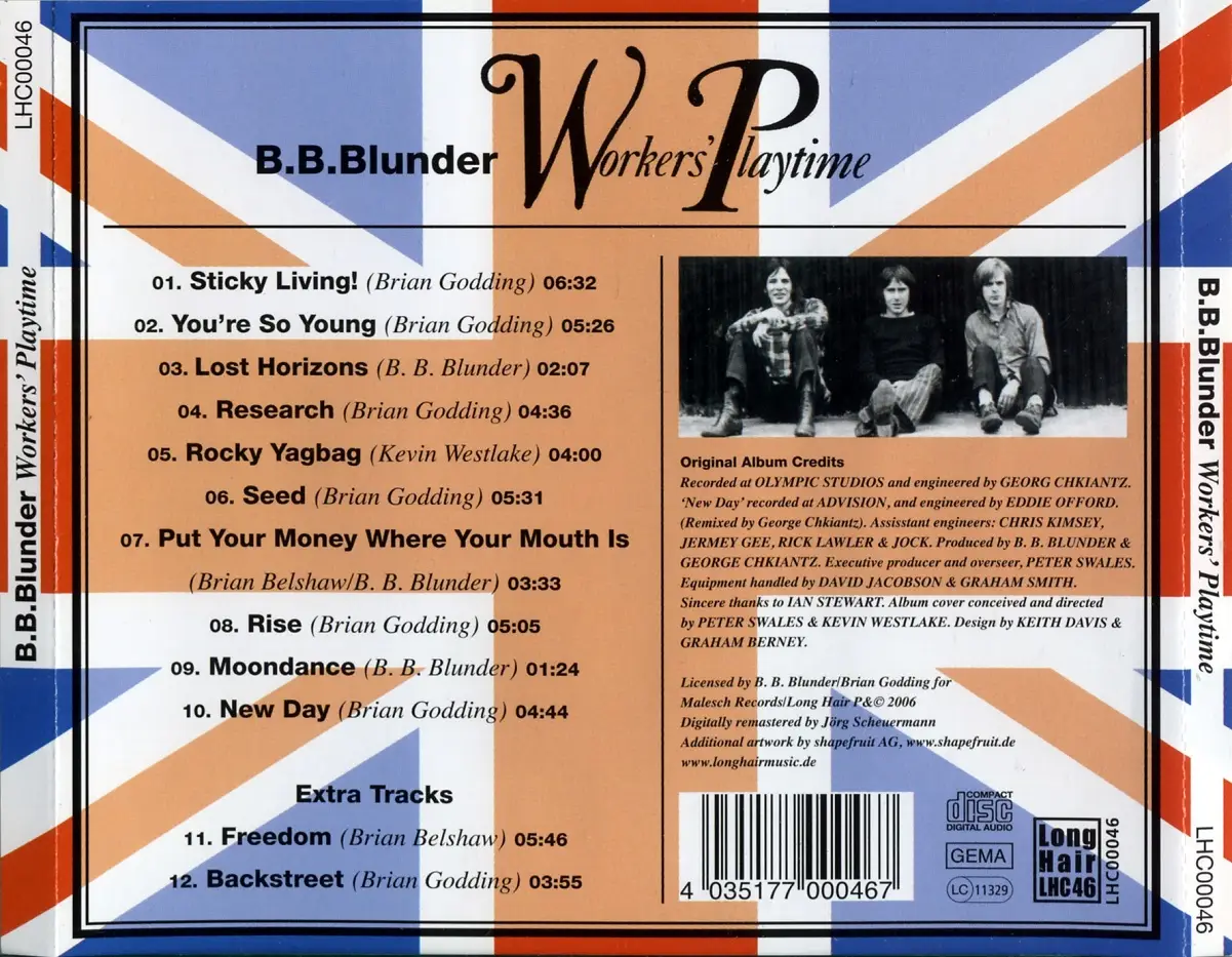 B.B. Blunder - Workers' Playtime (1971) [Remastered 2006] / AvaxHome