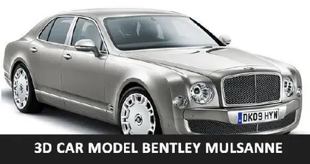 3D Car Model Bentley Mulsanne