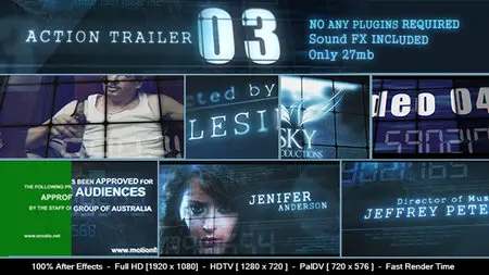 Action Trailer 3 - Project for After Effects (VideoHive)