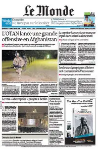 Le Monde du dimanche 14 et lundi 15 février 2010 + Supp Télé