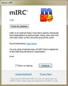 mIRC 7.34