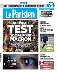 Le Parisien du Jeudi 22 Mars 2018