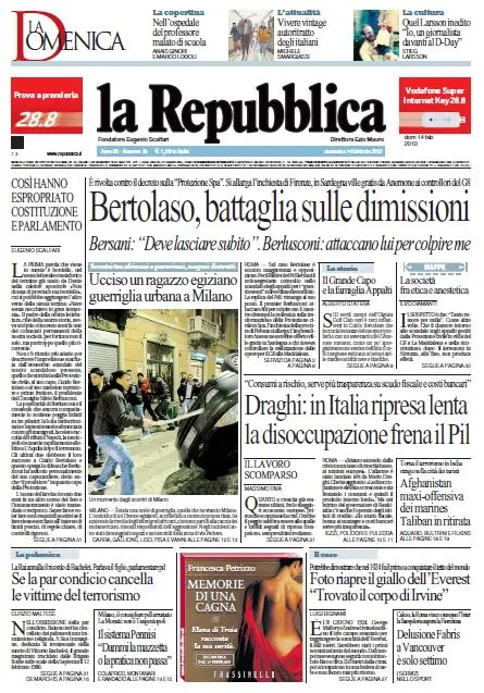 La Repubblica (14-02-10)
