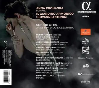 Anna Prohaska, Giovanni Antonini, Il Giardino Armonico - Serpent & Fire: Arias for Dido & Cleopatra (2016)