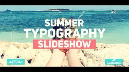 Summer Typography Slideshow - Project for After Effects (VideoHive)