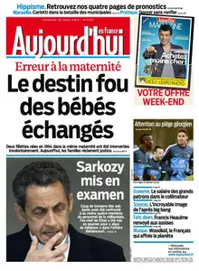 Aujourd'hui en France - Vendredi 22 Mars 2013