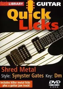 Quick Licks: Synyster Gates - Shred metal Key: D minor