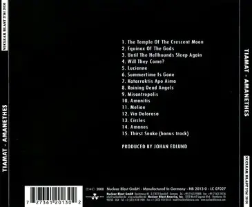 Tiamat - Amanethes (Limited Ed. Digipack) (2008) [Repost]