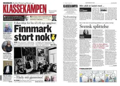 Klassekampen – 23. august 2018