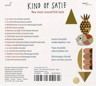 Andrea Pandolfo, Paolo Pandolfo & Michelangelo Rinaldi - Kind of Satie: New Music around Erik Satie (2017)