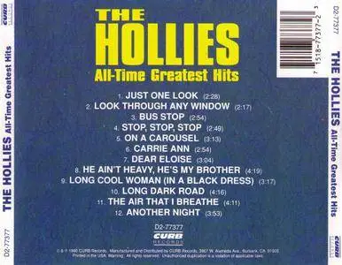 The Hollies - All-Time Greatest Hits (1990)