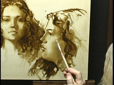 Drawing the Head in Oil, DVD: #9 in the Illuminations! Series by Johnnie Liliedahl