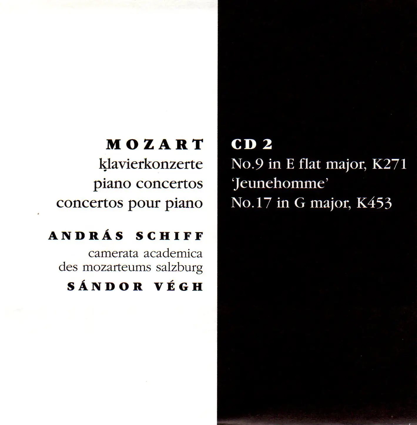 Andras Schiff - Mozart Piano Concertos: 9 CD Box Set (1995) / AvaxHome