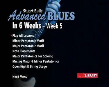 Stuart Bull's Advanced Blues In 6 Weeks - Week 5 [repost]