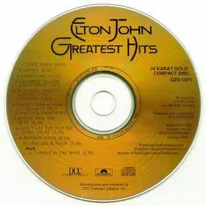 Elton John - Greatest Hits (1974) [DCC, GZS-1071]