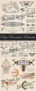 Page Decoration Elements Vector 3