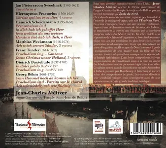 Jean-Charles Ablitzer - L'École du Nord: Sweelinck, Praetorius, Weckmann, Tunder, Buxtehude, Böhm (2014)