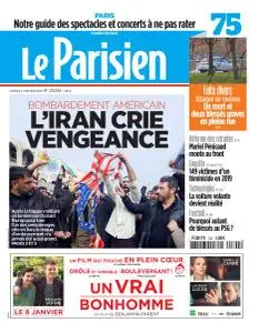 Le Parisien du Samedi 4 Janvier 2020