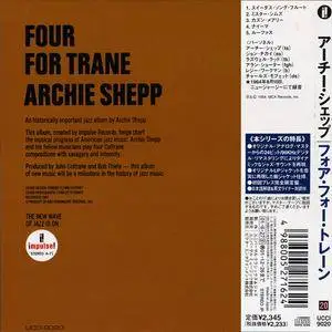 Archie Shepp - Four for Trane (1964) Japanese Remastered Reissue 2001