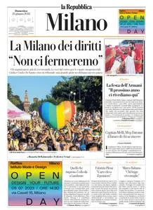 la Repubblica Milano - 25 Giugno 2023