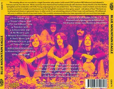 Blue Mountain Eagle - Blue Mountain Eagle (1970) [Reissue 2012]