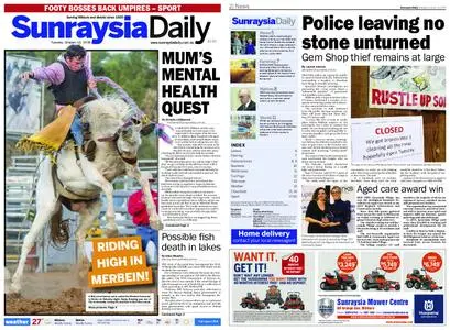 Sunraysia Daily – October 15, 2019