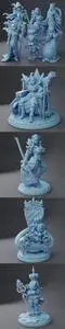 Twin Goddess Miniatures - Fantasy Queens March 2023