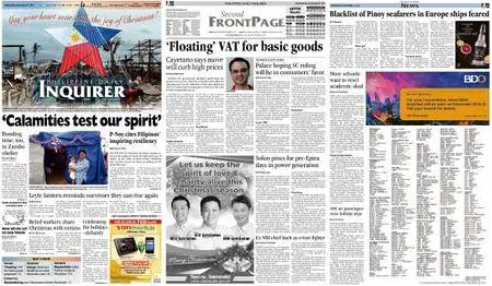 Philippine Daily Inquirer – December 25, 2013