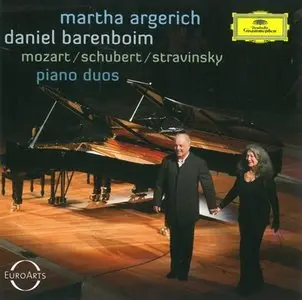 Martha Argerich, Daniel Barenboim - Piano Duos: Mozart, Schubert, Stravinsky (2014)