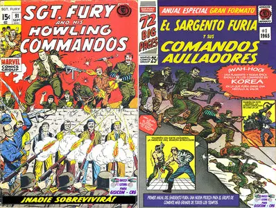 Sargento Furia y sus Comandos Aulladores #91-90 y Anual #1-7