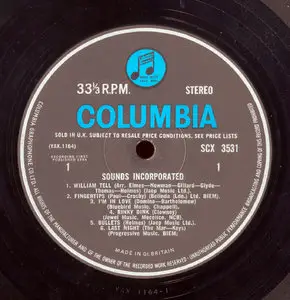 Sounds Incorporated (Columbia 1964) 24-bit/96kHz Vinyl Rip. 