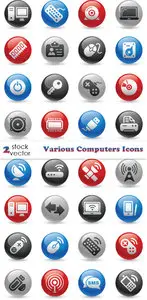 Vectors - Various Computers Icons