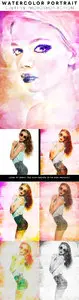 GraphicRiver - Watercolor Portrait Action