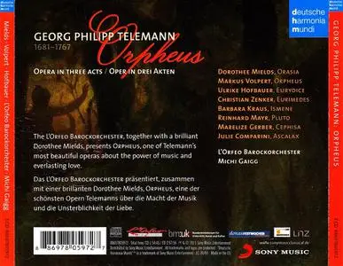 Michi Gaigg, L’Orfeo Barockorchester - Georg Philipp Telemann: Orpheus (2011)