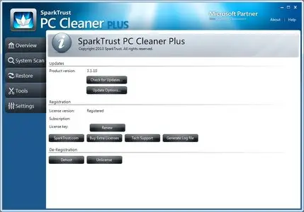 SparkTrust PC Cleaner Plus 3.1.10.0