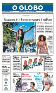 O Globo - 14 de fevereiro de 2015 - Sábado