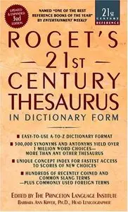 Roget's 21st Century Thesaurus, Third Edition (repost)