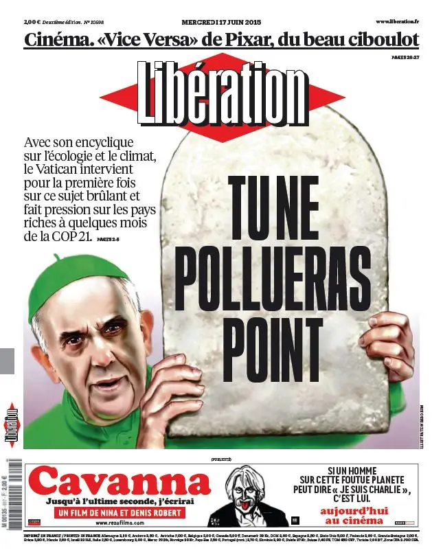 Libération du Mercredi 17 Juin 2015
