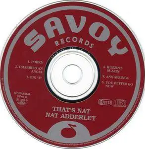 Nat Adderley - That's Nat (1955) {Savoy SV-0146 rel 1991}