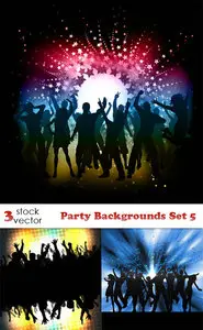 Vectors - Party Backgrounds Set 5