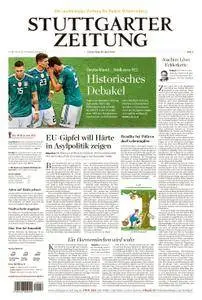 Stuttgarter Zeitung Kreisausgabe Göppingen - 28. Juni 2018