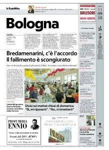 la Repubblica Bologna - 11 Settembre 2018