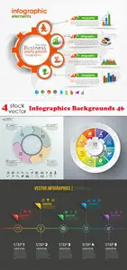 Vectors - Infographics Backgrounds 46