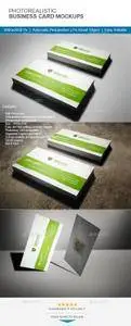 GraphicRiver - Photorealistic Business Card Mock-Up