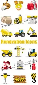Building & Renovation Icons Vector