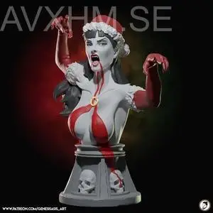 Vampirella Christmas Bust